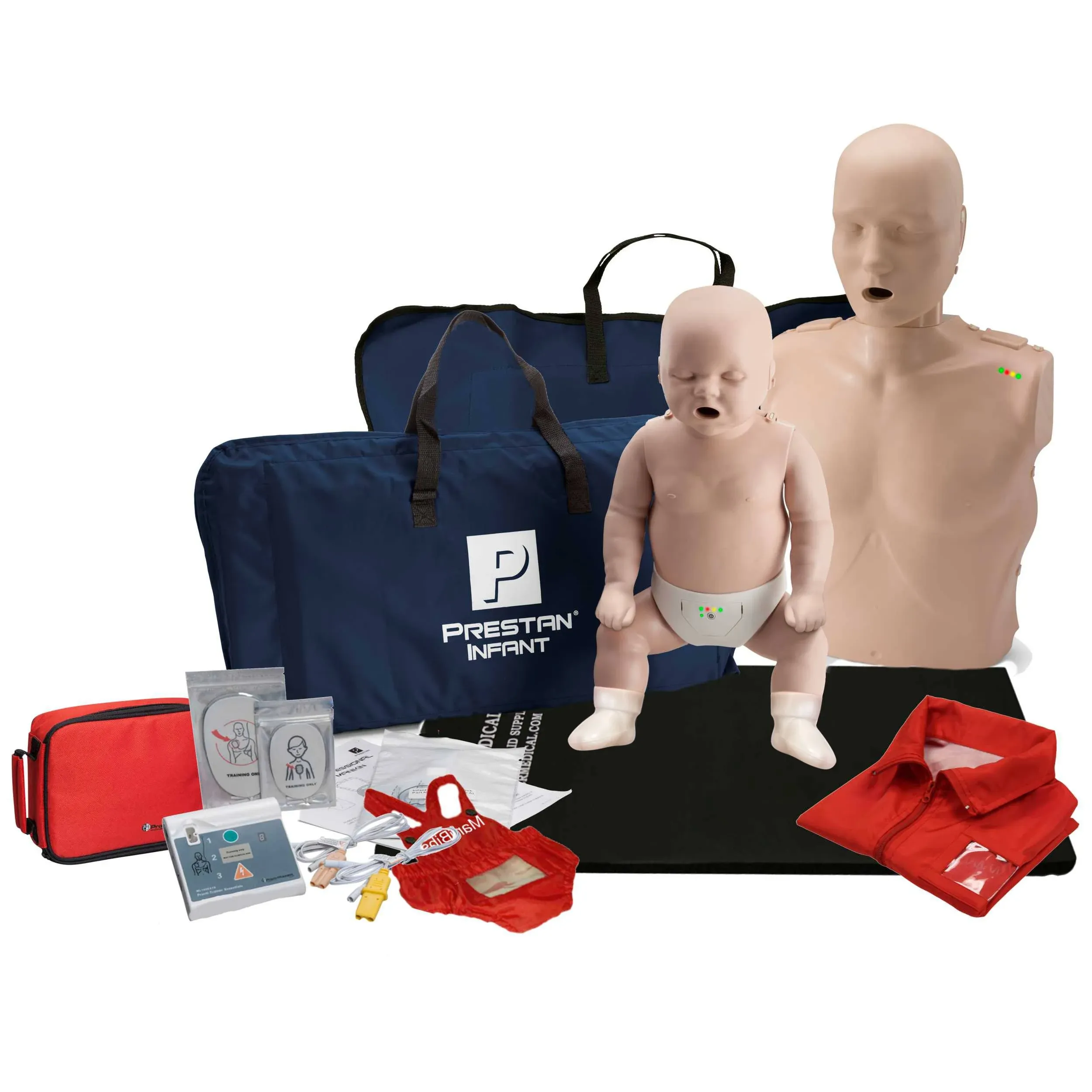 Adult and Infant CPR Manikin Kit with Feedback, WNL Practi-Trainer Essentials...