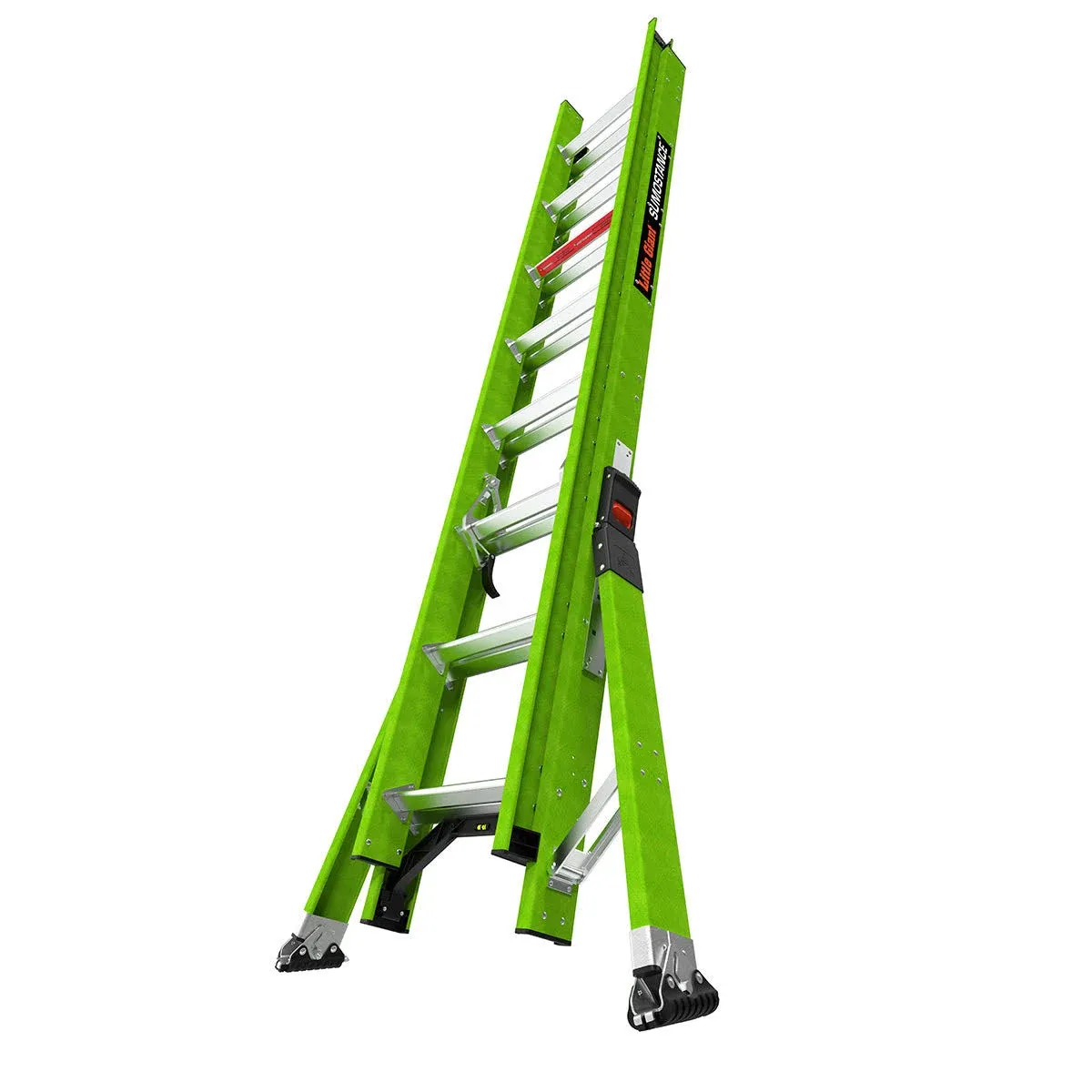 Little Giant 28' Hyperlite SumoStance Type iA Fiberglass Extension Ladder Green 18828