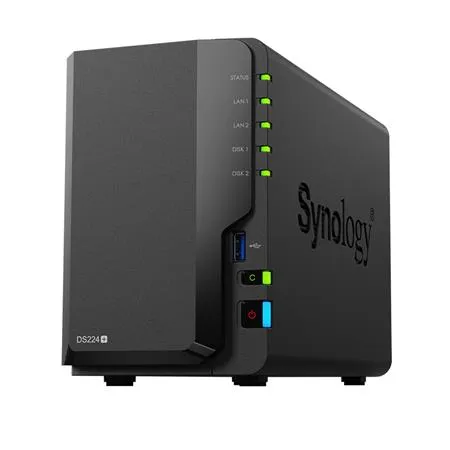 Synology DiskStation DS224+ 2-Bay NAS Enclosure, Diskless