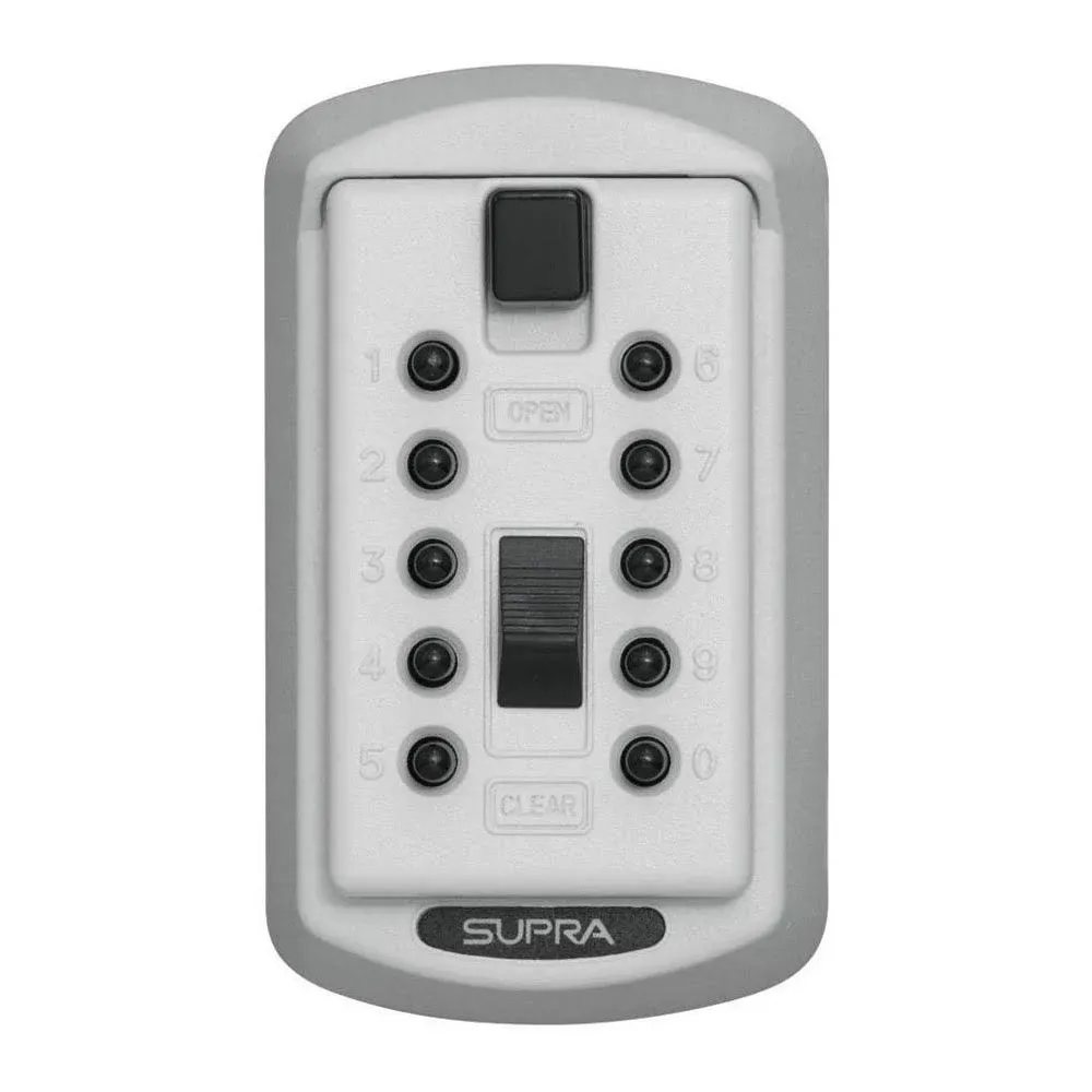 Kidde - #001413 Keysafe Slimline 2-Key Push Button, White