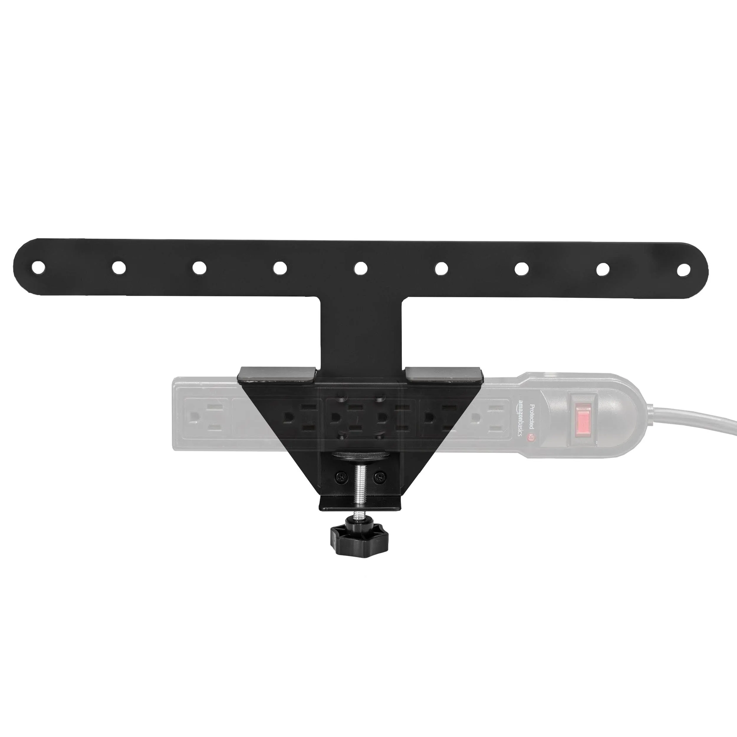 Power Strip Vesa Mount For Tv Back Of Monitor Surge Protector Clamp Cable Manage