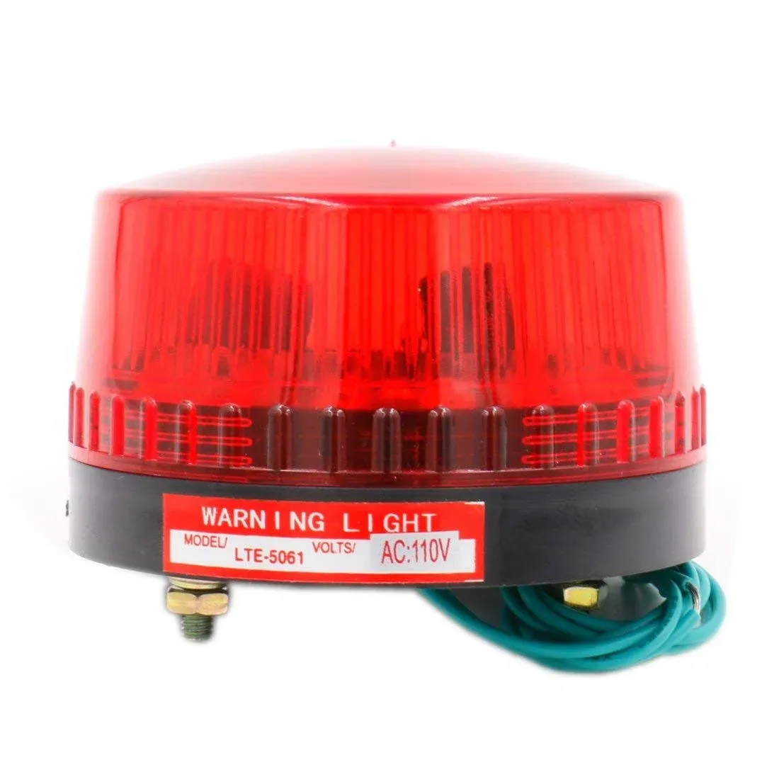 Baomain Industrial Signal Round Red Warning Light Blinking Warning Lamp Lte-5061 ...