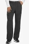 Dickies DK110 Dynamix Men's Zip Fly Cargo Scrub Pant Black / Medium