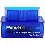 Panlong OBD2 Scanner Bluetooth OBDII Diagnostic Tool Car Code Reader Turn Off Check Engine Light Support Android Torque App