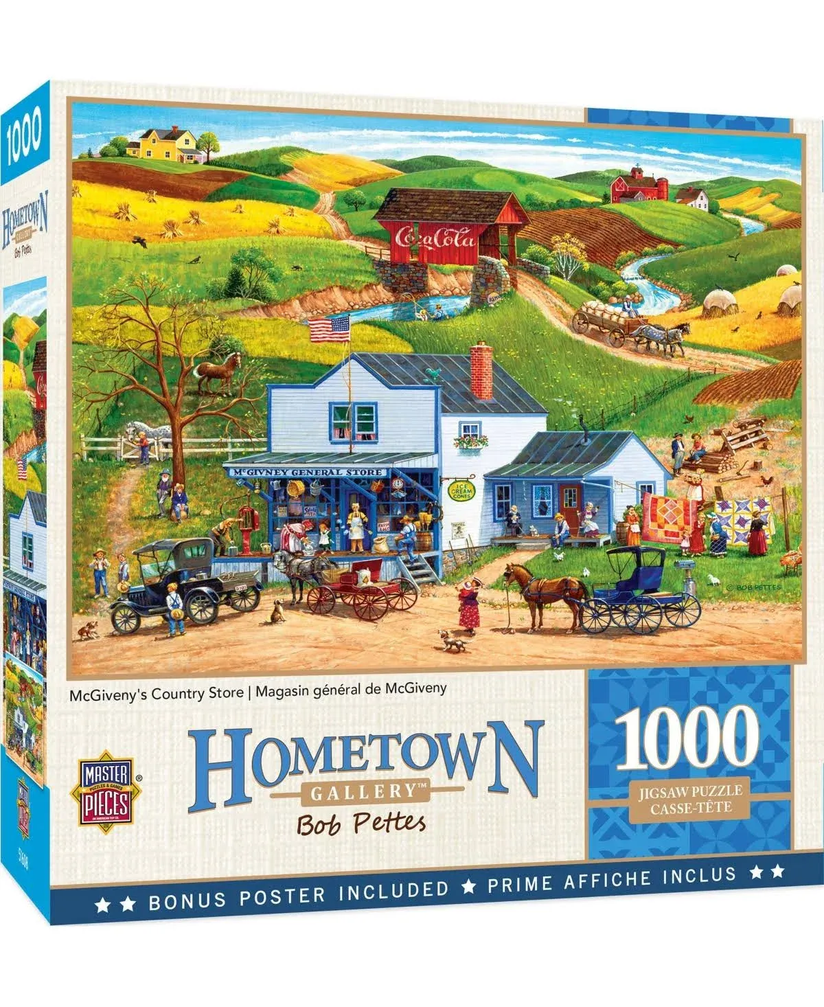 "Hometown Gallery McGiveny's Country Store 1000 Piece Puzzle"