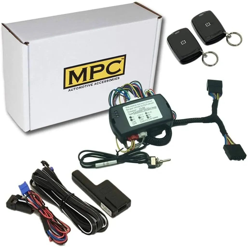 MPC Long Range Remote Start Kit Compatible with 2007-2018 Jeep Wrangler || 100% Plug N Play || Includes 2X 1-Button Remotes 1,500ft Range || USA Tech Support