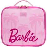 Barbie Handheld Travel Cosmetic Bag for Girls, Faux Leather Makeup Organizer Case with Brush Holder Impressions Vanity · Company