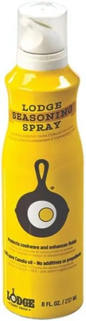 Lodge A-SPRAY Seasoning Spray, 8-Ounce,Yellow