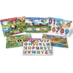 Melissa &amp; Doug Peg Puzzle Set - 6 Puzzles