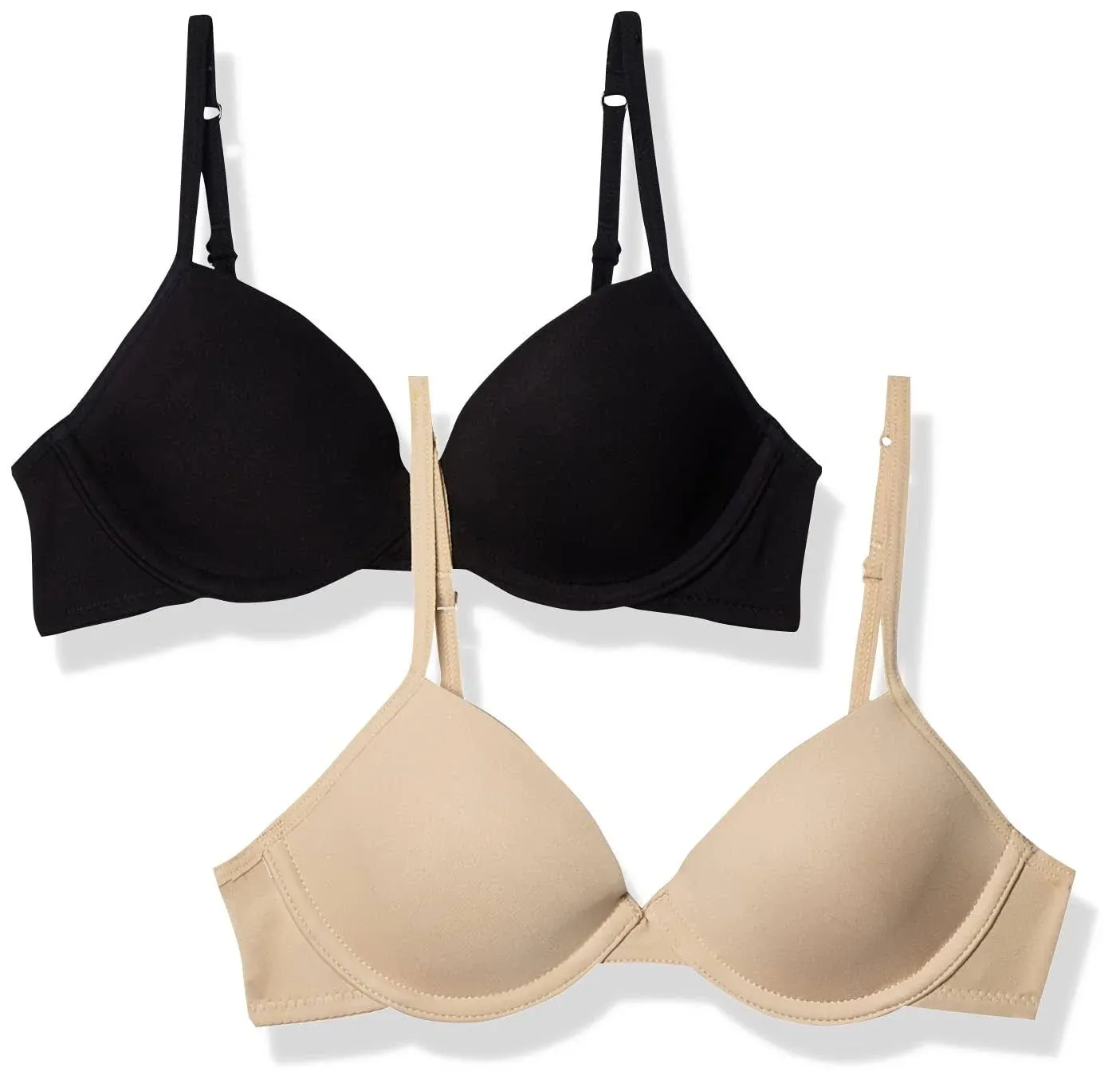 Hanes womens Molded Underwire Bra (Pack of 2)