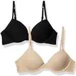 Hanes Girls 2-Pack Molded Underwire Bra