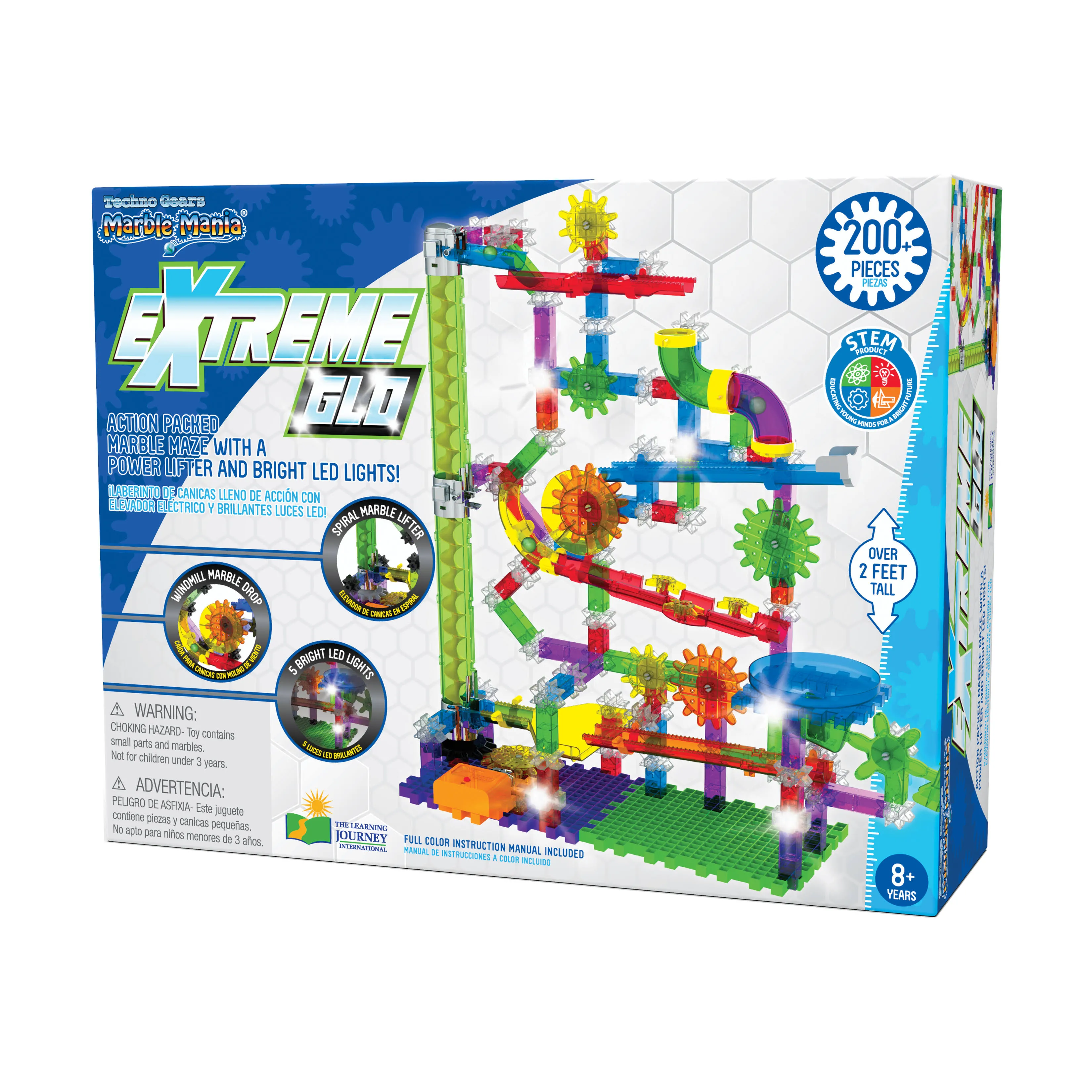 Learning Journey Marble Mania Extreme Glo STEM Construction Set