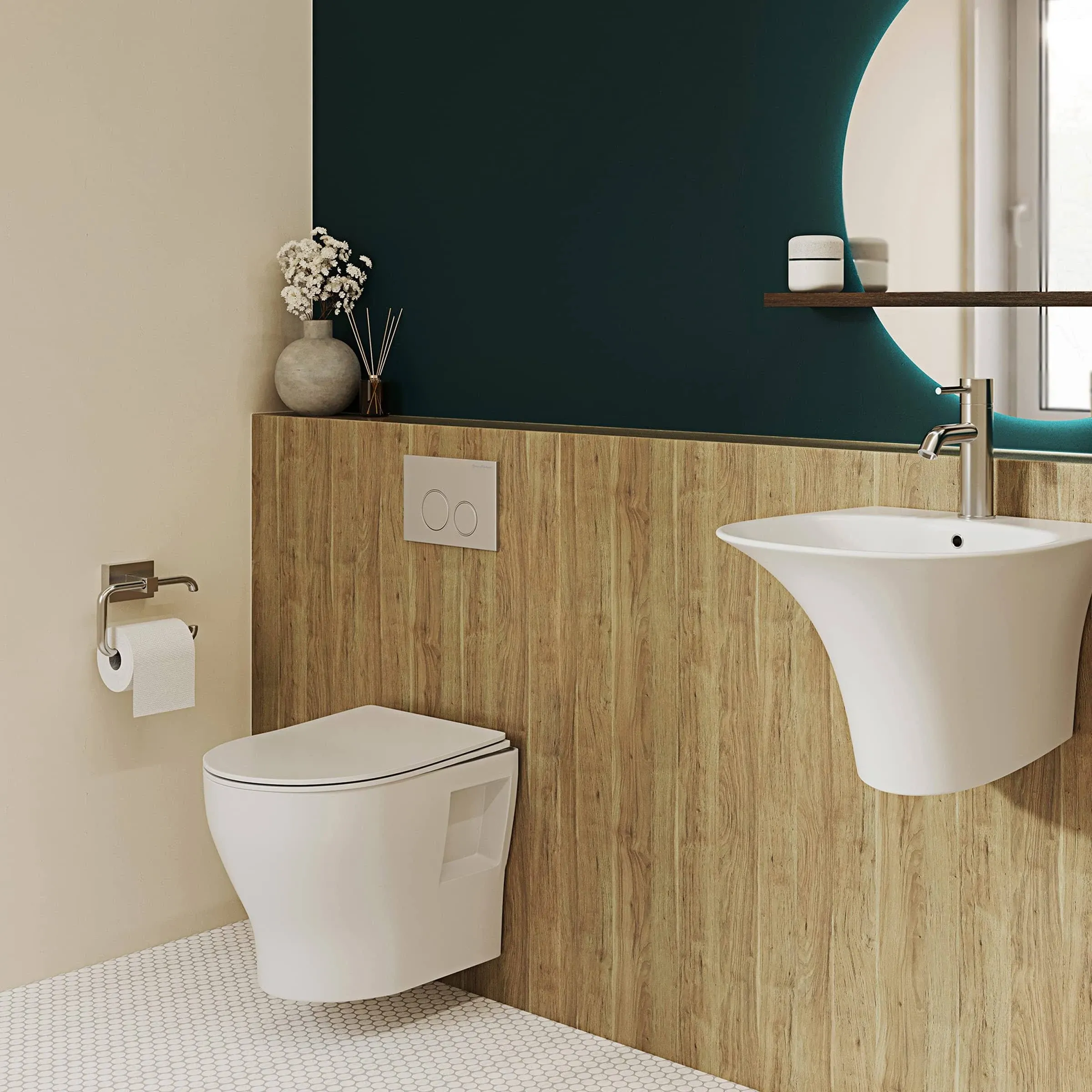 Ivy II Wall-Hung Elongated Toilet Bowl