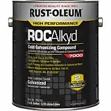 RUST-OLEUM Cold Galvanizing Compound: Exterior/Interior, Gray, Metal, Galvanizing Primer, Solvent