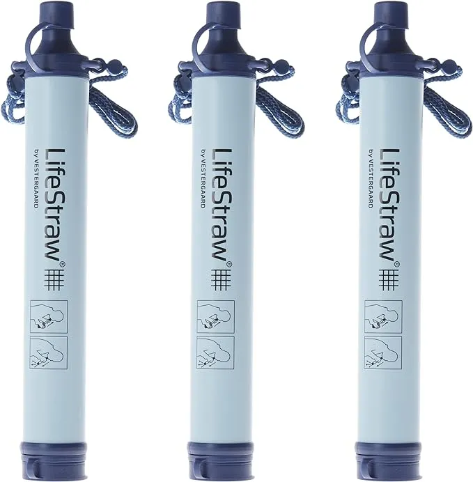 LifeStraw Personal Water Filter for Hiking, Camping, Travel, and Emergency Preparedness