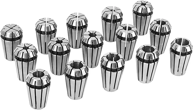 SILIVN 15pcs ER11 Spring Collet Set for CNC Engraving Machine and Milling Lathe ...