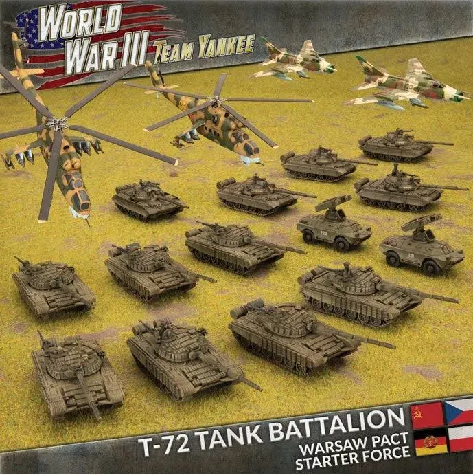 T-72 TANK BATTALION - WARSAW PACT STARTER SET - WWIII - TEAM YANKEE