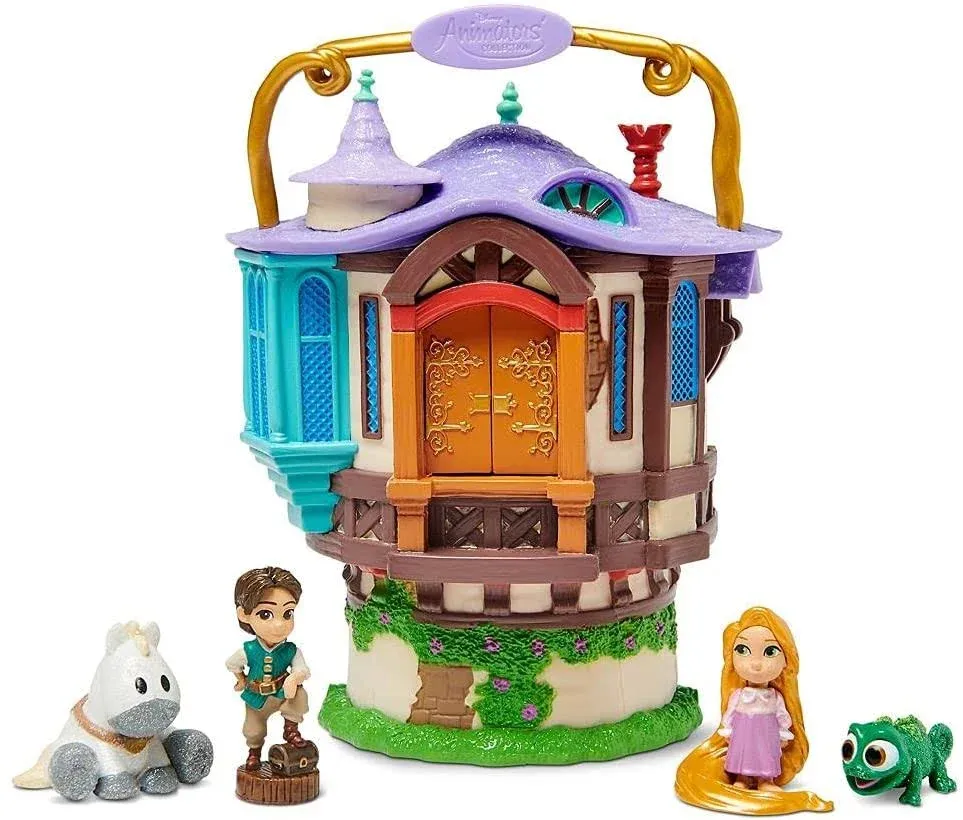 Disney Tangled Animators&#039; Collection Littles Rapunzel Tower Playset NEW