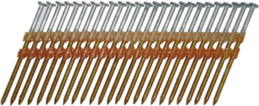 Metabo HPT Framing Nails | 2 In. x 0.113 | 21 Degree | Full Round Head | Hot Dipped Galvanized | Ring Shank | 1,000 Count | 20171SHPT