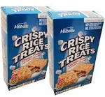 Millville Crispy Rice Treats Gluten-Free Marshmallow Squares Individually Wrapped Bars - 2 Boxes (16 ct)