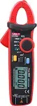 UNI-T UT210E Mini Digital Clamp Meter T-RMS 2000 Counts Voltage Multimeter Tester Auto-Ranging (AC/DC Current) Measures Temperature Capacitance