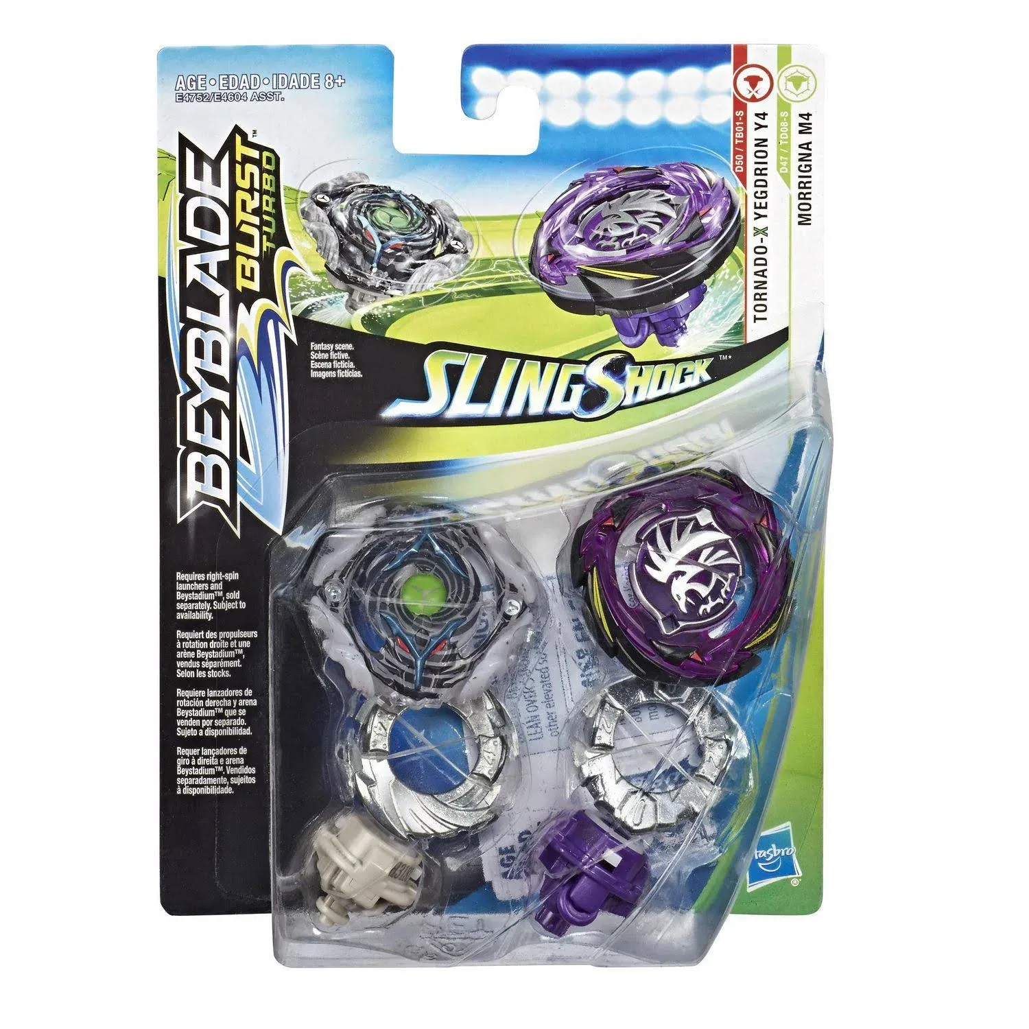 Beyblade Burst Turbo SlingShock Tornado-X Yegdrion Y4