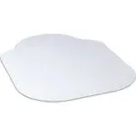 Evolve 36" x 48" Clear Lip Chair Mat for Hard Floors