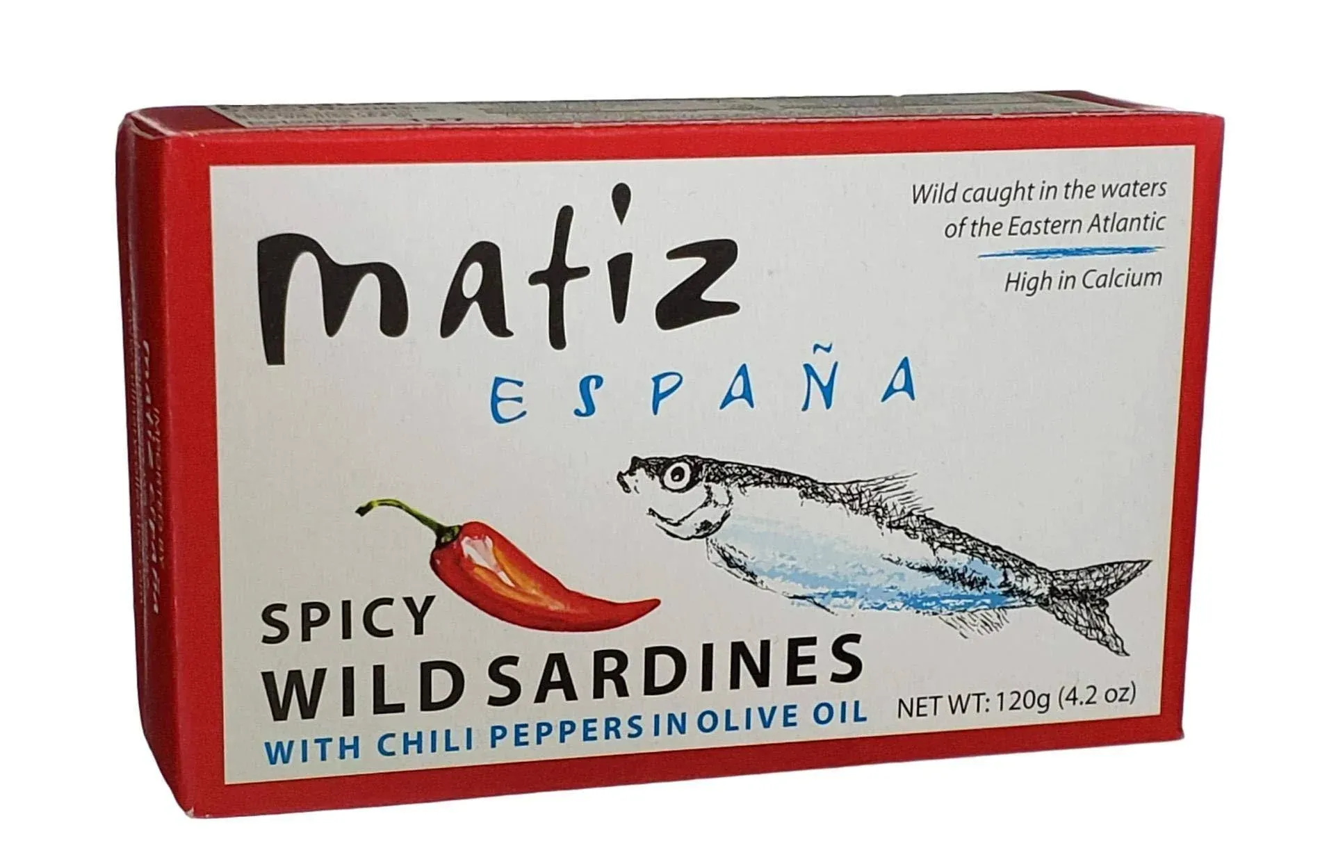 Matiz Gallego Wild Piri Piri Spicy Sardines in Olive Oil