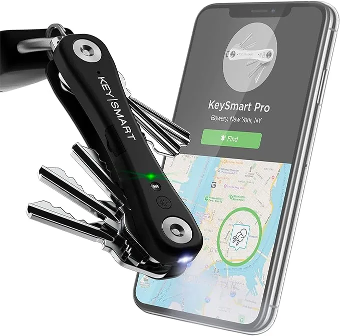 KeySmart Pro Smart Key Holder Black