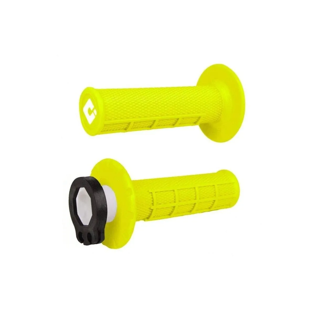 ODI MX V2 Lock-On Half Waffle Grips Yellow