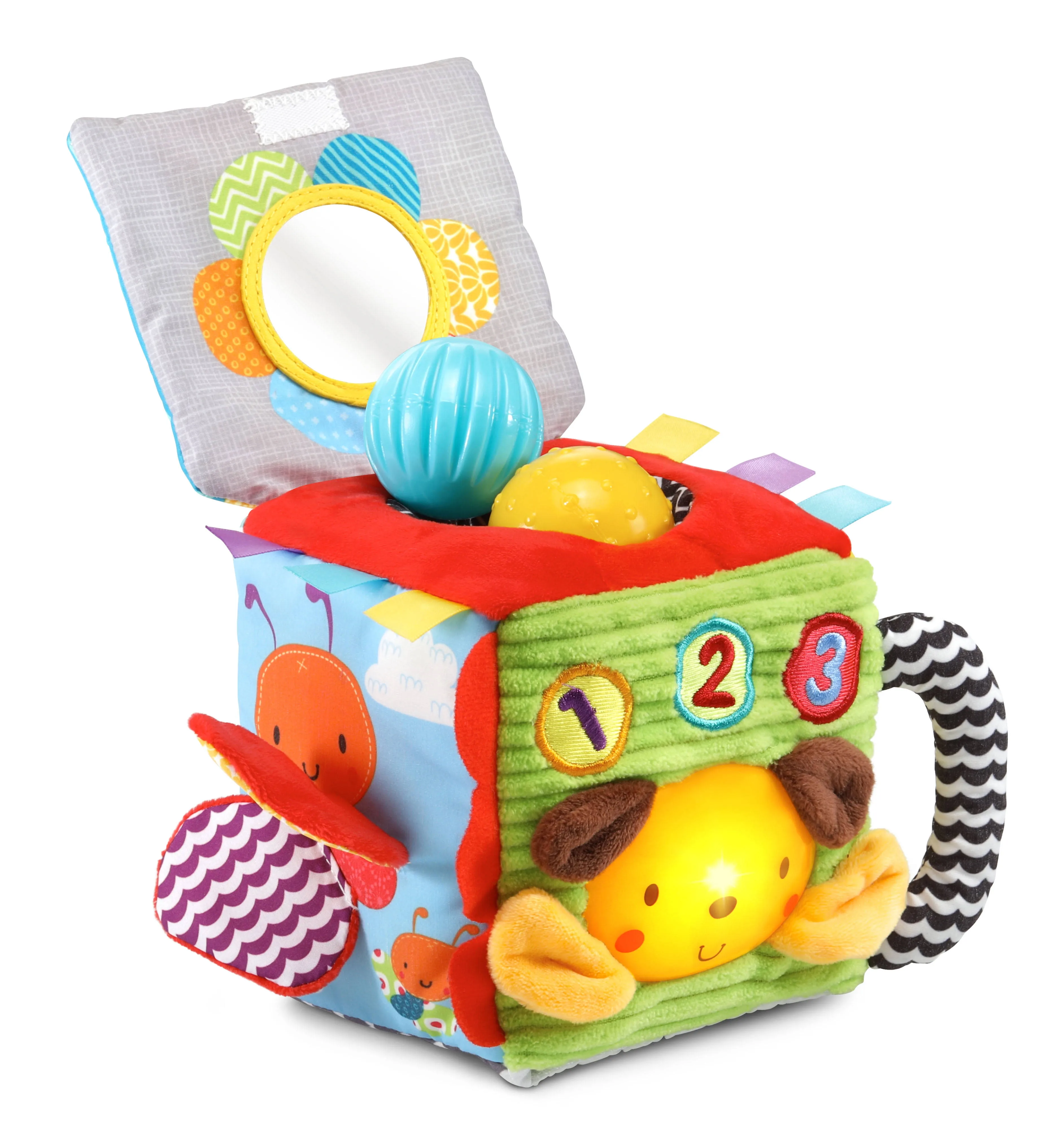 VTech Soft and Smart Sensory Cube, Multicolor, 3-24 months