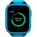 XPLORA XGO 3 - Watch Phone for Children (4G) - Calls, Messages, Kids School Mode, SOS Function, GPS Location, Camera and Pedometer – (Subscription Required) (Blue)