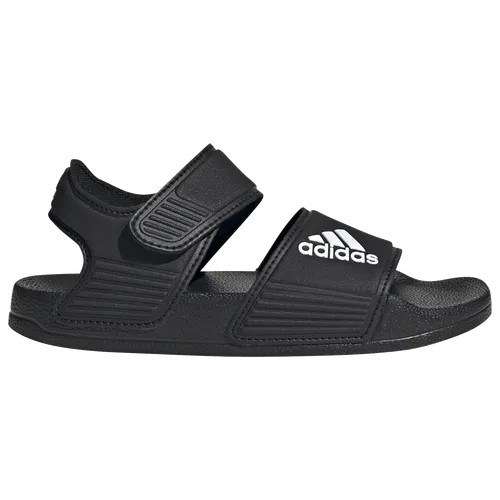 Adidas Kids' Adilette Sandals, Black/White/Black