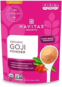 Navitas Naturals Organic Freeze Dried Goji Powder - 8 oz pouch