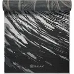 Gaiam 6mm Premium  Reversible Printed Yoga Mat Extra Thick Non Slip Exercise NEW