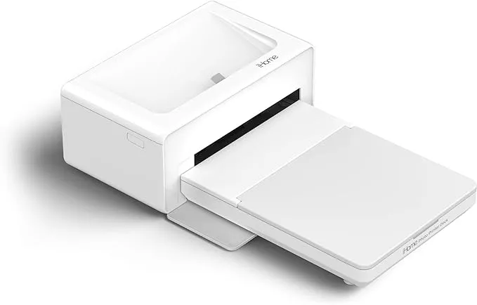 iHome Photo Printer Dock, Full Size Prints 4" x 6"