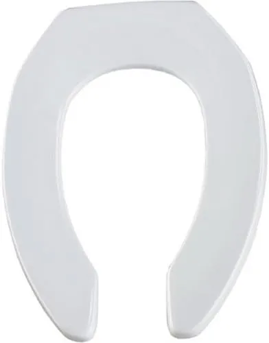 Bemis Elongated Open Front Plastic Toilet Seat