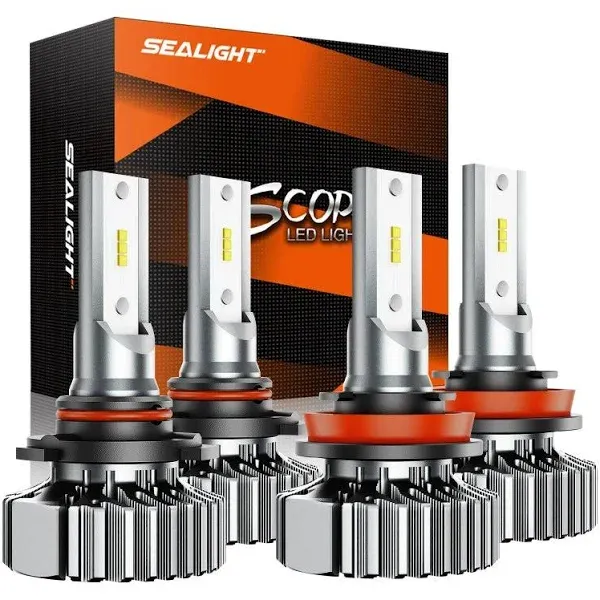 Sealight 9005 H11/H8/H9 Bulbs Combo