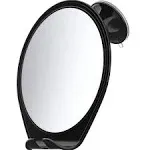 HONEYBULL Shower Mirror for Shaving Fogless with Suction, Razor Holder & Swivel