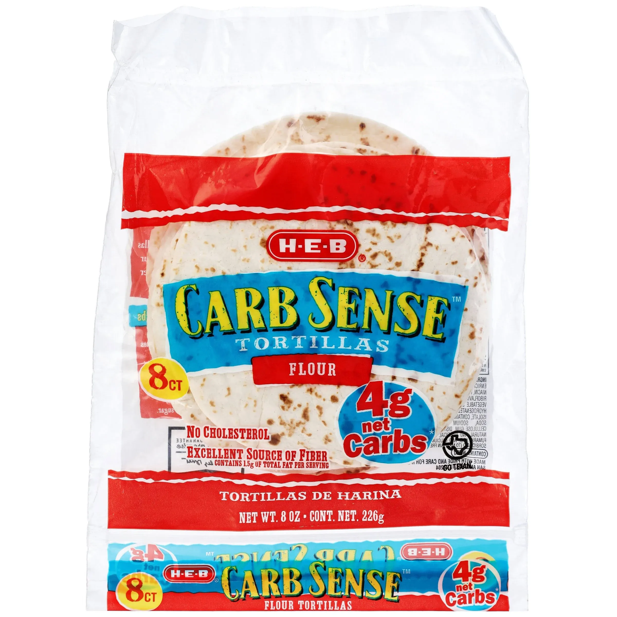 H-E-B Carb Sense Flour Tortillas - 8