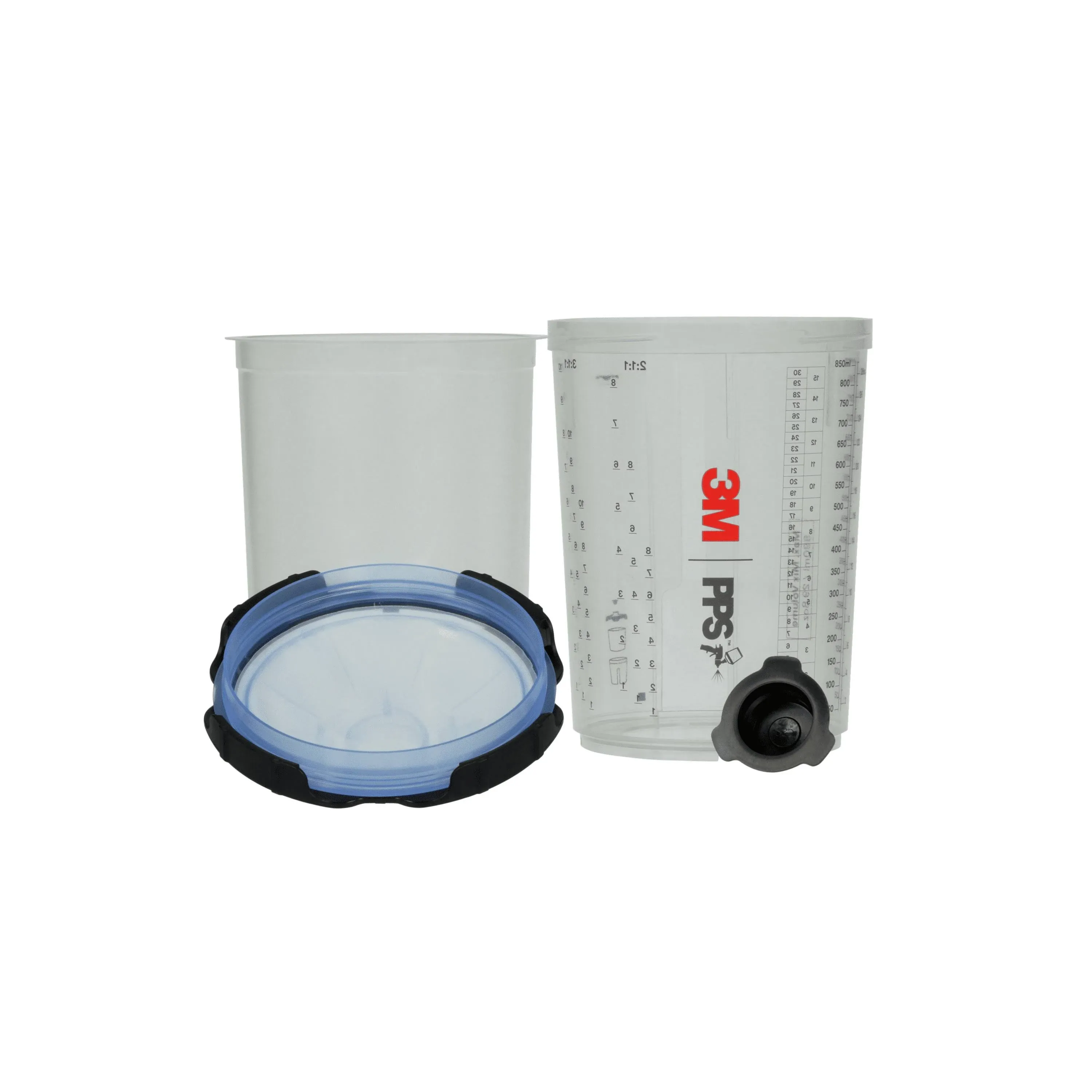 3M 26325 PPS Series 2.0 Spray Cup System Kit, Large (28 fl oz, 850 ml) 125 Micron Filter