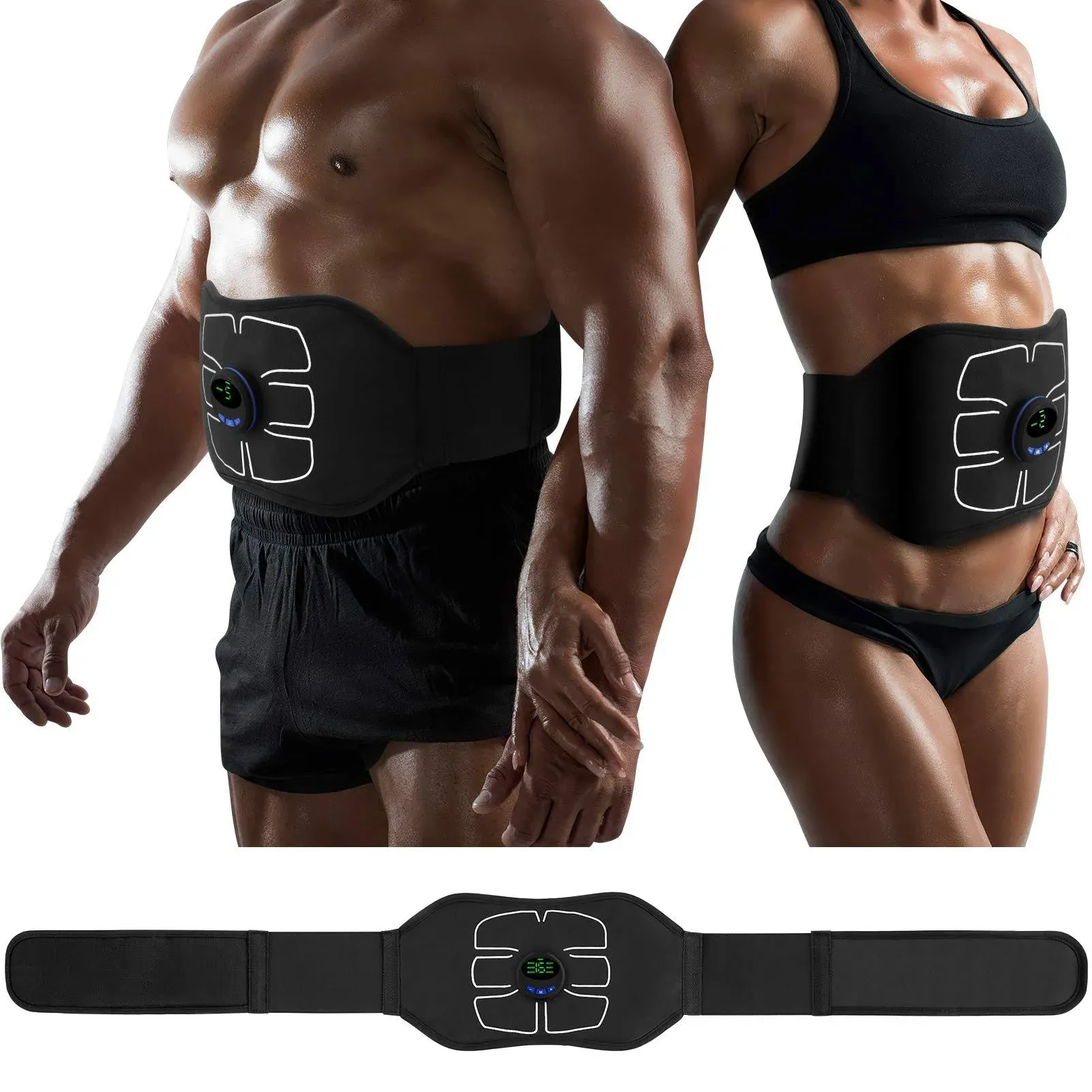 MarCoolTrip MZ ABS Stimulator,Ab Machine,Abdomi<wbr/>nal Toning Belt Workout Portable 