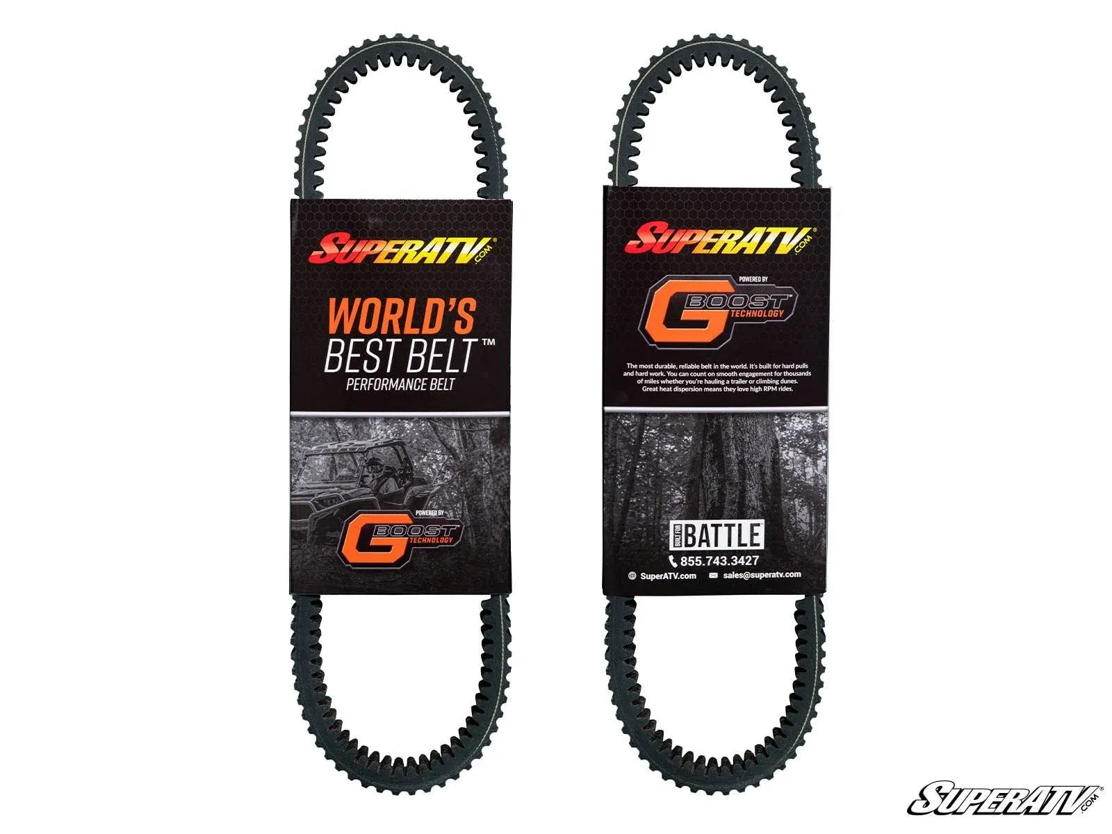 SuperATV Heavy Duty World's Best CVT Drive Belt for 2014-2020 Polaris RZR XP 1000 / RZR XP4 1000 | Smooth Engagement | 400HP Shock Load Rating | High Strength, Flexibility, and Heat Resistance