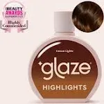 Glaze Super Color Conditioning Gloss, Cocoa Lights 6.4flo.oz (2-3 Hair Treatments) Award Winning Hair Gloss Treatment & Semi Permanent Hair Dye. No Mix Hair Mask Colorant with Results in 10 Minutes