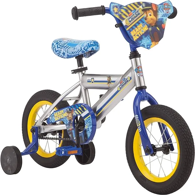 Paw Patrol Boys' 12 in. Bicycle, Silver