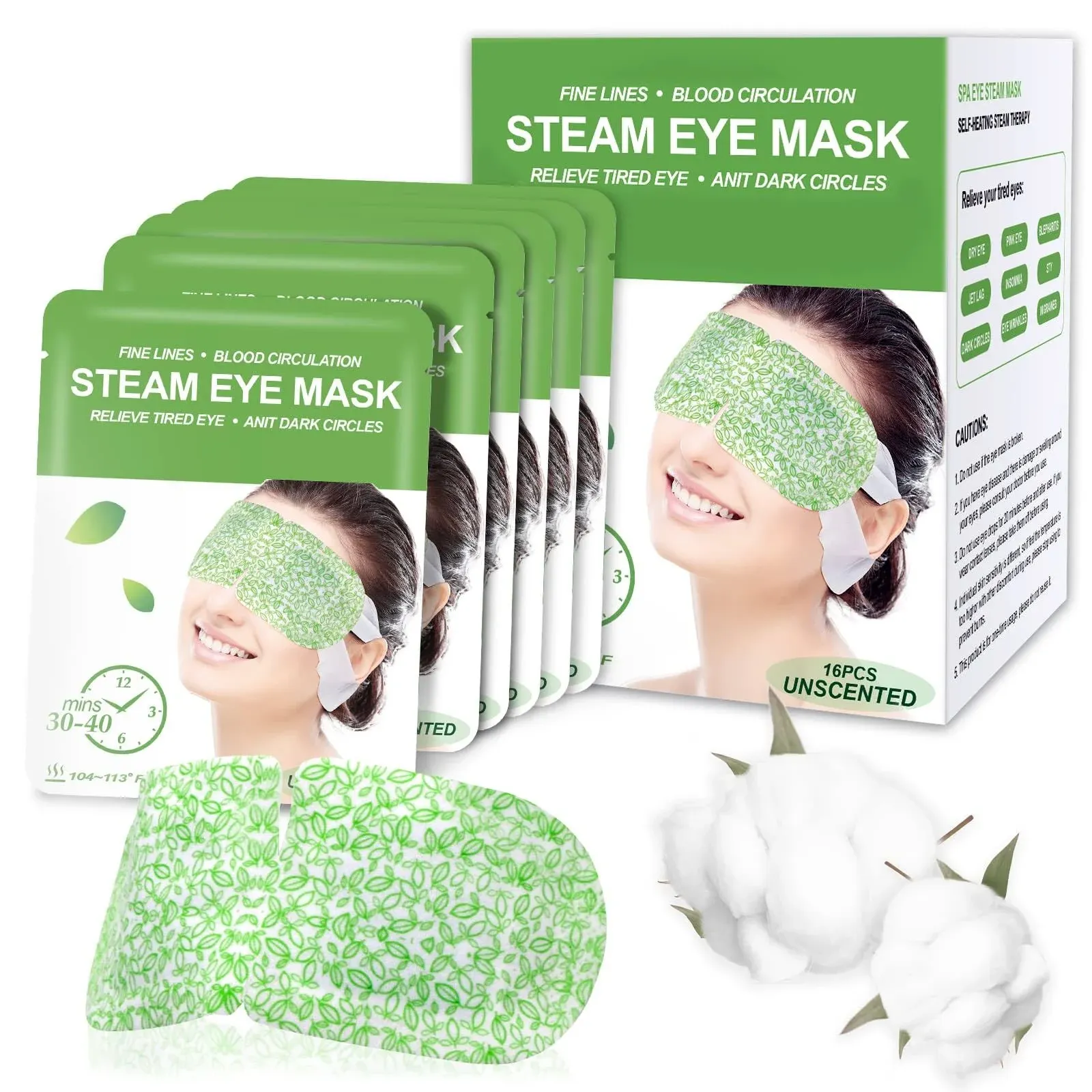 ProCIV Steam Eye Masks