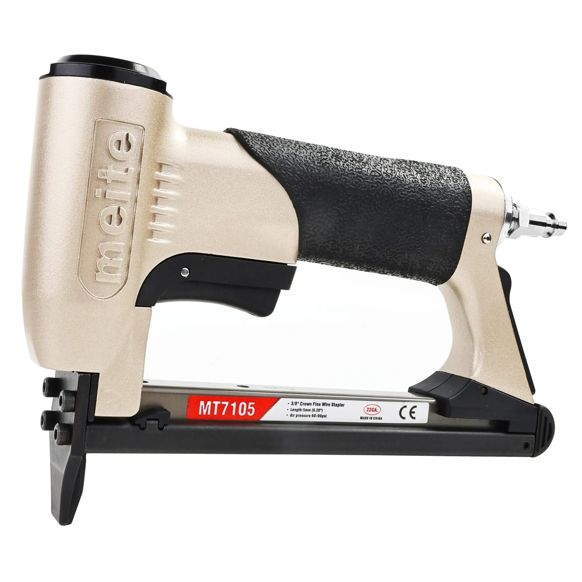 meite 22 Gauge 3/8 Inch Crown Upholstery Stapler with 3/16&#039;&#039; Staples (MT7105)