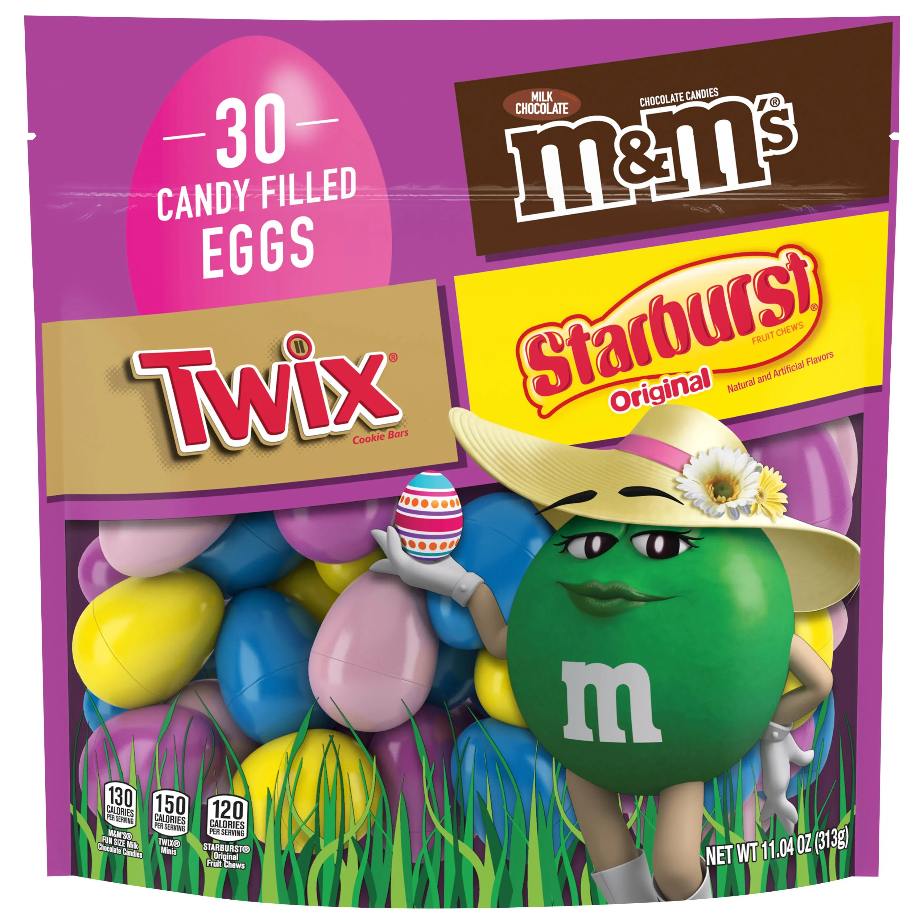 Mars Wrigley Candy Filled Eggs, Assorted - 30 eggs, 11.04 oz