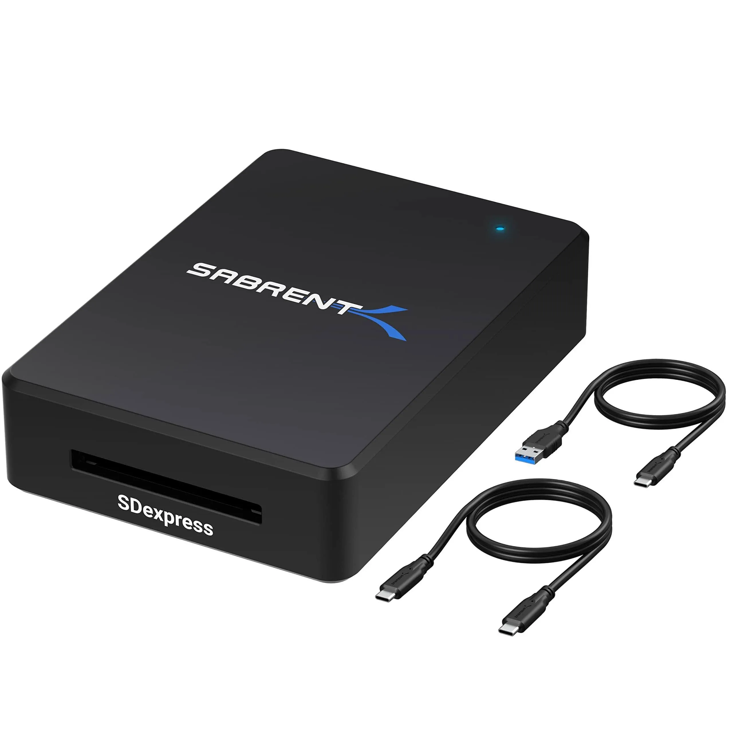 SABRENT USB 3.2 Type-C and Type-A to SD Express 7.1 Card Reader (CR-SDX7)