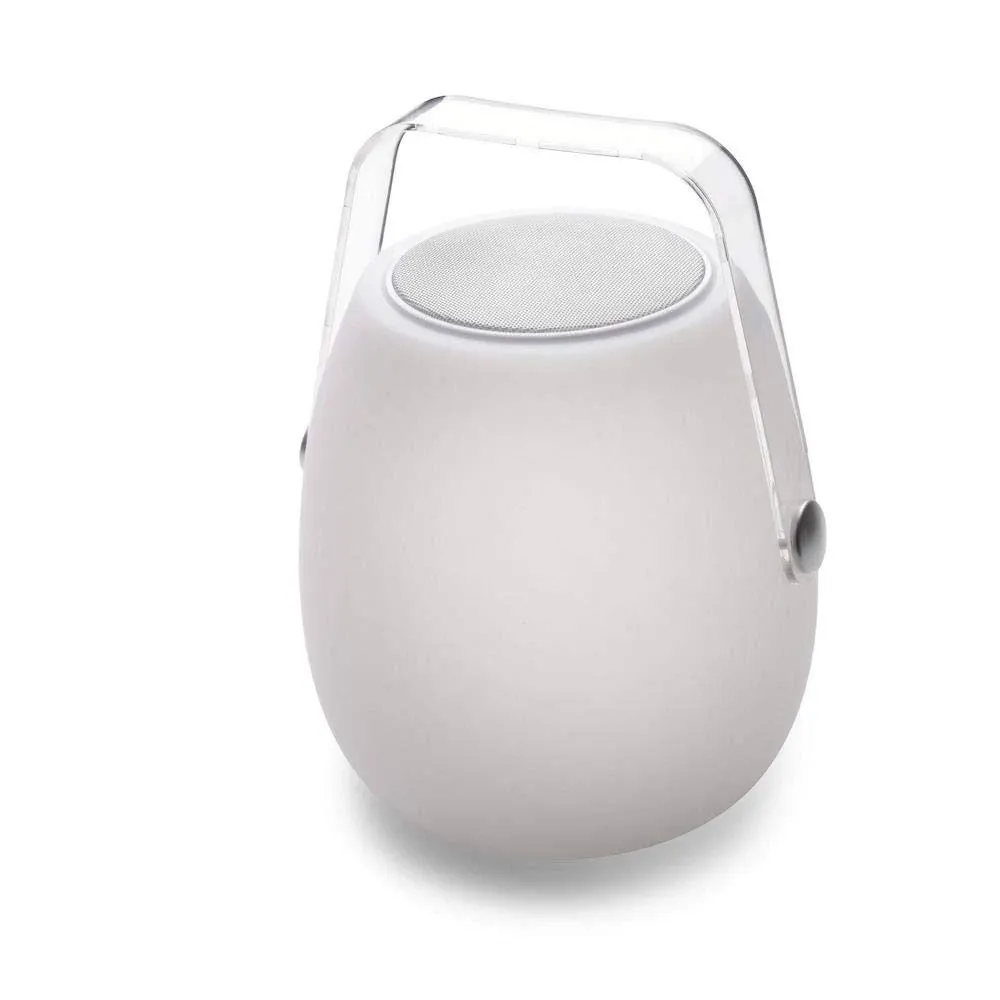 Ava X White Color Changing Portable LED Speaker Lantern Bluetooth Multi Color